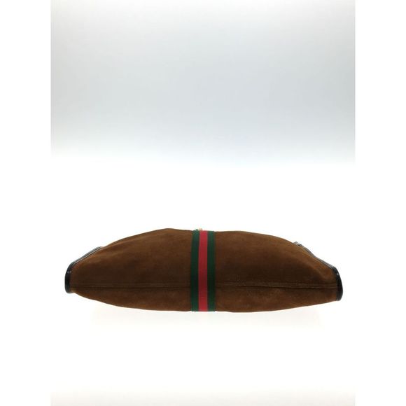 Gucci Rajah Suede Tote Bag Brown - Picture 5 of 6